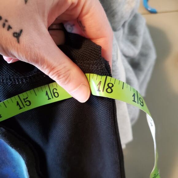 Vintage 90s Black Floral Embroidered Sleeveless Maxi Dress V Neck Cottagecore - Picture 11 of 12